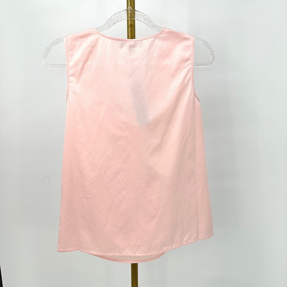 Seragyi Erin Cowl Neck Sleeveless Top 4 Blush Pink Coquette‎ Sartorial Luxury - Picture 2 of 7